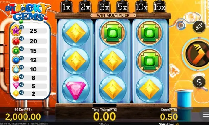 Đá quý may mắn BK8 Tối đa hóa cơ hội thắng bằng chiến lược và hiểu rõ các biểu tượng